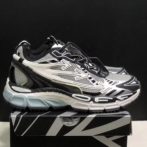 2026 Designer Shoes White <b>Sneakers</b> Women Men Logo Decorated Lace-Up Mesh Lightweight Walking Retro All Seasons Casual Shoes - Product Image 1