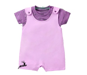 Directo de fábrica Tirupur estándar europeo OEM personalizado estampado de dibujos animados mono bebé mameluco niños ropa llano mamelucos infantiles - Product Image 2