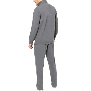 Survêtement personnalisé de haute qualité OEM, style décontracté urbain, respirant, en coton et polyester, avec fermeture éclair, pour hommes - Product Image 3