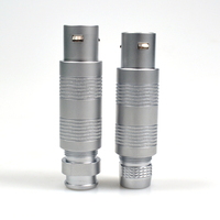 Cable Coaxial con Conectores BNC a FGG 1S de 4 Pines Macho para Instrumentos de Medición Sistema Norsonic