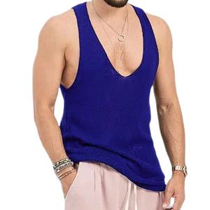 Tank Tops Men 100% Cotton Solid <b>Vest</b> Male Breathable Sleeveless Tops <b>Slim</b> Casual Comfortable Undershirt Mens Gift - Product Image 1