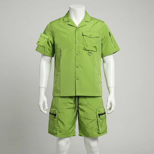 Conjunto de Camiseta y Pantalones Cortos de Lujo Blancos para Hombre, de la Mejor Calidad, con Logotipo Personalizado, Diseño de Diseñador, Conjunto de Verano de Dos Piezas para Hombre - Product Image 1