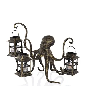 Nouvelle Tendance : Porte-bougie en Métal Fait Main, Décoration d'Intérieur de Luxe Premium, Fournisseur d'Usine en Gros, Lanterne en Bois Faite à la Main, Style Contemporain - Product Image 4