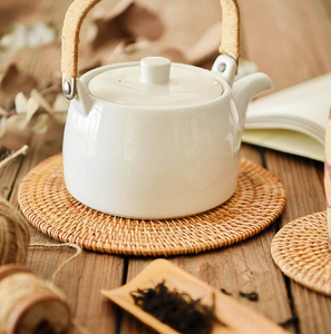 Rattan Trivets Pot <b>Dinner</b> Woven Trivet <b>Table</b> <b>Mat</b> & Coaster Hot Pot <b>Table</b> Decoration Rattan Trivet Best Price - Product Image 1