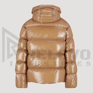 Chaqueta Acolchada Premium para Hombre, 300 GSM, Tela de Nailon y Poliéster, con Capucha, Gruesa y Aislante, para Invierno, Personalizable OEM - Product Image 3
