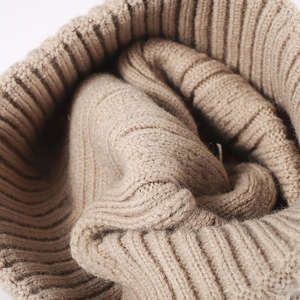 Bonnet en laine mérinos douce, bonnet d'hiver en cachemire tricoté coloré, bonnets chauds, chapeaux en laine, bonnet personnalisé en laine, bonnet en laine de haute qualité - Product Image 2