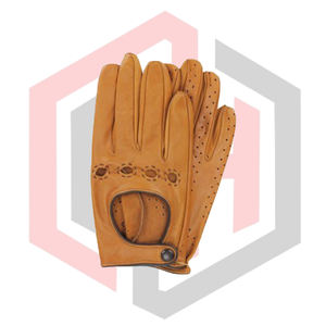 Gants de conduite en cuir véritable pour hommes et femmes, couleur personnalisée, vente en gros, fournisseur direct d'usine OEM, anti-coupure, antidérapants - Product Image 3