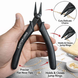 คีมจับงานจิวเวลรี่ถาวรเกรดอุตสาหกรรม สแตนเลสสตีล รับทำแบรนด์ตามสั่ง โรงงานผลิตโดยตรง รับผลิตตามแบบ เครื่องมือสั่งทำพิเศษ - Product Image 4