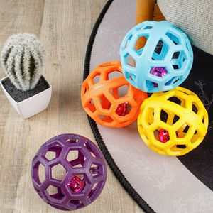 Dogs Pet Hollow Training Toy Balls TPR Rubber <b>Bells</b> Attractive Fun Playtime Accessories 9cm(Can Provide Quick Ship) - Product Image 2