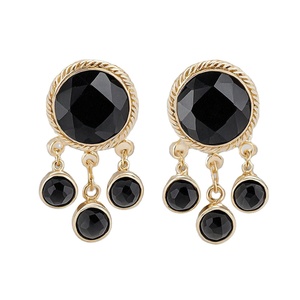 Hot Sale 925 <b>Silver</b> Onyx Gemstone Drop <b>Earrings</b> for Women and Girls Black Onyx Pendant <b>Earrings</b> Gift - Product Image 1