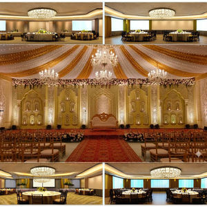 Silla de Trono para Novio, Estilo Maharaja, para Escenario de Boda Real, Rectangular, de Hierro, Hecha a Mano, Duradera, Ecológica, Altura de 10 pies o más - Product Image 4