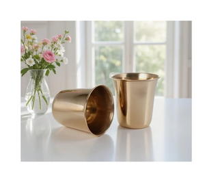 Verres à vin et à jus en laiton de haute qualité à prix abordable – Vaisselle pour hôtels et restaurants, fournitures de boissons - Product Image 3