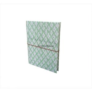 Handmade Block Print Fabric Cover Paper <b>Notebook</b> with Customizable Colors & Logo-Promotional Gift <b>Diary</b> - Product Image 2