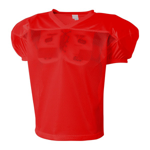 Maillot de football américain pour homme, col en V, manches courtes, maille respirante, coupe classique, couleur unie, vêtements de sport - Product Image 6