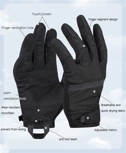 Gants de frappeur unisexes en cuir de chèvre à manches longues pour baseball et softball avec fermeture à pression ambidextre, design respirant et durable - Product Image 6