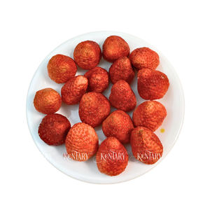 Emballage OEM Fraises entières légères lyophilisées Fruits secs du marché végétalien - Product Image 4