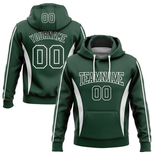 Sweat-shirt à capuche pour homme, écologique et respirant, avec patchwork vert et blanc, nouvelle conception personnalisée, vente en gros directe - Product Image 1