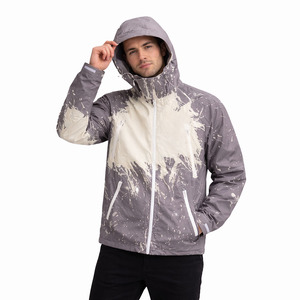 Veste Softshell Hydrochromique Thermosensible Chauffante Personnalisée pour Homme – Coupe-Vent Imperméable à Changement de Couleur - Product Image 3