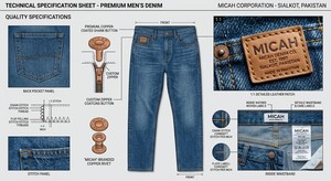 <b>Denim</b> Jeans for Men Casual Regular Fit Elastic Waist <b>Stretch</b> Mid Waist Breathable Knitted Distressed for Sale Cargo Pants washed - Product Image 3