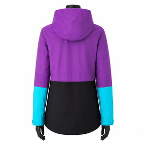 Veste de snowboard imperméable multi-panneaux, couleur personnalisée, anorak de ski à capuche, coupe-vent, respirante, vêtements de sport d'hiver pour l'extérieur - Product Image 3