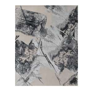 พรมขนสัตว์ทอมือดีไซน์ทันสมัย คุณภาพดีเยี่ยม เนื้อนุ่มแบบเปอร์เซีย ลายเรขาคณิต สำหรับสวดมนต์ ทออย่างประณีต ซักได้ กันลื่น - Product Image 5