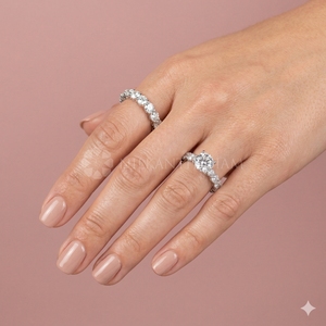 IGI Certified Lab Created Diamond <b>Rings</b> Round Cut Bridal Diamond <b>Rings</b> Set Fine Jewelry from <b>Indian</b> Supplier & Manufacture - Product Image 5