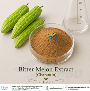 Melon amer naturel pur/Momordica charantia/extrait de courge amère Charantin 10% - 75% normalisé HGO Factory Direct Supply - Product Image 1