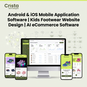 แอปพลิเคชันมือถือ Android iOS ซอฟต์แวร์ AI ERP CRM การออกแบบเว็บไซต์รองเท้าเด็ก แม่แบบ WordPress Shopify ซอฟต์แวร์ AI สำหรับอีคอมเมิร์ซ - Product Image 2