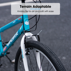 Vélo de montagne pour femmes JOYKIE BAMCBASE, 21 vitesses, cadre en acier Hi-Ten, double frein V, 85% SKD, style Devil, vélo tout-terrain pour femmes - Product Image 4