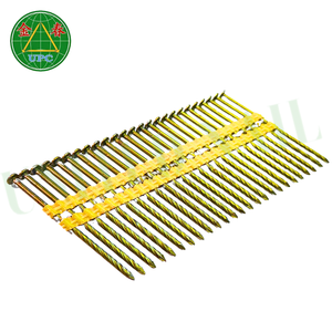 Vis à tête ronde à revêtement jaune de précision / Clous en acier à tige lisse de 3'' x 0,120 po, 4000 pièces, pour le travail du bois, Vietnam - Product Image 5