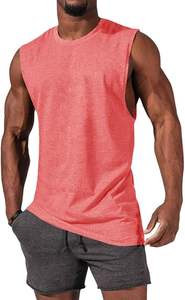Chaleco Deportivo para Hombre, Holgado, Talla Grande, con Estampado, Color Sólido, de Secado Rápido, Transpirable, Camiseta sin Mangas para Gimnasio - Product Image 4