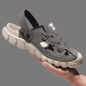 Sandalias Casuales de Hombre de Doble Uso, Verano 2026, Cosidas a Mano, Parte Superior Transpirable, Zuecos Deportivos de Playa, Antideslizantes para Uso Diario al Aire Libre - Product Image 3
