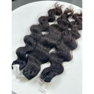 Extensions de cheveux naturels blond platine I-Tip Micro Link, trame simple, cheveux Remy vietnamiens, double trame aux pointes, avec bandes adhésives - Product Image 5