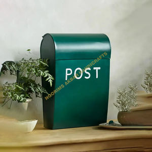 Boîte aux lettres murale en acier galvanisé de qualité commerciale, antivol, grande capacité, résistante aux intempéries, pour service postal - Product Image 5