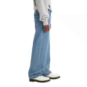 Pantalones vaqueros de mezclilla holgados de moda para hombre, estilo vintage, de alta calidad, con efecto apilado, para hombre - Product Image 3