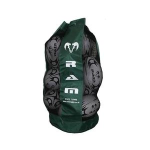 Prime Bags Large Capacity Mesh Sports <b>Ball</b> Bag Drawstring Black Red Travel Backpack Basketball Football Volleyball Soccer - Product Image 3