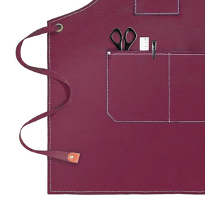 Delantal de Barbero Duradero de Alta Calidad con Diseño de Capa Ajustable y Bolsillos para Herramientas y Accesorios, Tela de Poliéster/Nailon - Product Image 2