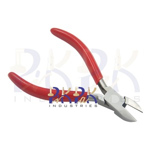 Lap Joint Side Cutter Stainless Steel PVC Handles 130mm Total Length Semi Flush Cut/<b>Wire</b> Cutting Plier Jewelry Making Fishing - Product Image 6