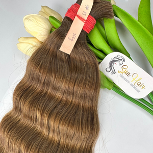 2025 tendance chaude de haute qualité en vrac naturel ondulé vierge cheveux humains 100% pleine cuticule alignée SDD #13 couleur Super lâche vague profonde - Product Image 6