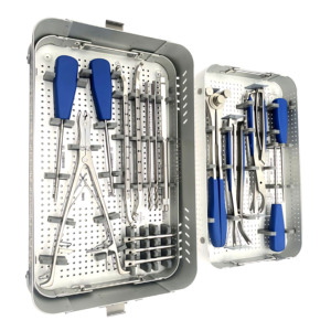 Ensemble d'instruments orthopédiques de haute qualité pour la chirurgie de la colonne vertébrale et des traumatismes, en acier inoxydable allemand, fournisseur en gros - Product Image 2