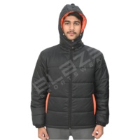 Veste matelassée pour homme, taille plus, respirante, avec fermeture éclair, tissu léger, personnalisable avec logo OEM, idéale pour la course à pied et l'entraînement en salle de sport