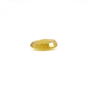 Handcrafted 3.3 Carat Yellow Sapphire Loose Gemstone-Oval Cut 10x12mm for Fine Jewelry - Product Image 3
