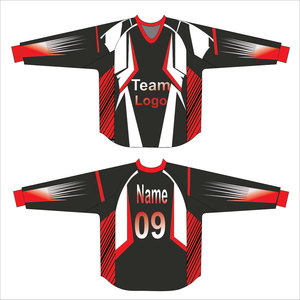 Maillot de paintball personnalisé OEM, thème gothique démoniaque, logo d'équipe personnalisé, nom, numéro, impression intégrale, vêtements de sport - Product Image 3