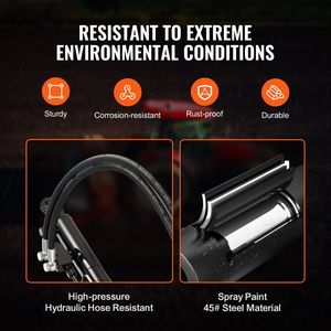 Cat. Cilindro Idraulico Top Link 2-2 per Trattori con 2 Tubi e Valvola di Non Ritorno G3/8 Dimensioni 8-5/16\"-28\" - Product Image 5