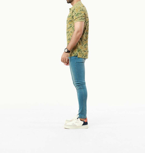 Camisas de Hombre de Manga Larga con Bolsillo, de Lona Sólida, Transpirables, de Alta Calidad, Diseño Moderno, Venta al Por Mayor - Product Image 3