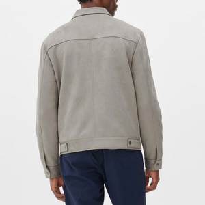 Chaqueta de Otoño para Hombre, Cálida, de Grosor Estándar, con Cierre de Cremallera, Logotipo Personalizado, Informal, Servicio OEM - Product Image 3