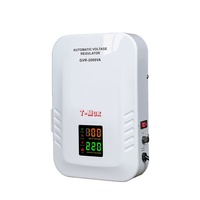 Stabilisateur de tension CA de type relais 10 kVA en gros, large plage 95 V-280 V, protection complète de la puissance pour appareils électroménagers de villa