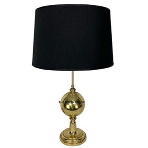 Contemporary Metal <b>Table</b> Lamp <b>Gold</b> Finished Use Study Room Villa Hotel Bedroom <b>Bedside</b> Desk Lighting Accessories - Product Image 1