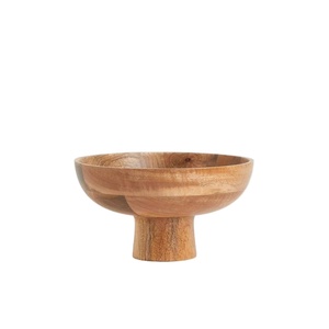 Bol décoratif pour fruits, centre de table, articles artisanaux, bols de service en bois, prix bas, designs modernes - Product Image 1
