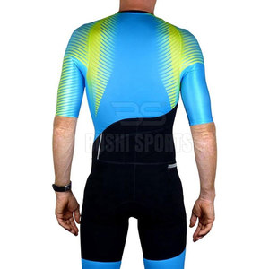 Combinaison de triathlon d'extérieur avancée avec panneaux en maille respirante et combinaison de triathlon haut de gamme pour activités sportives - Product Image 2